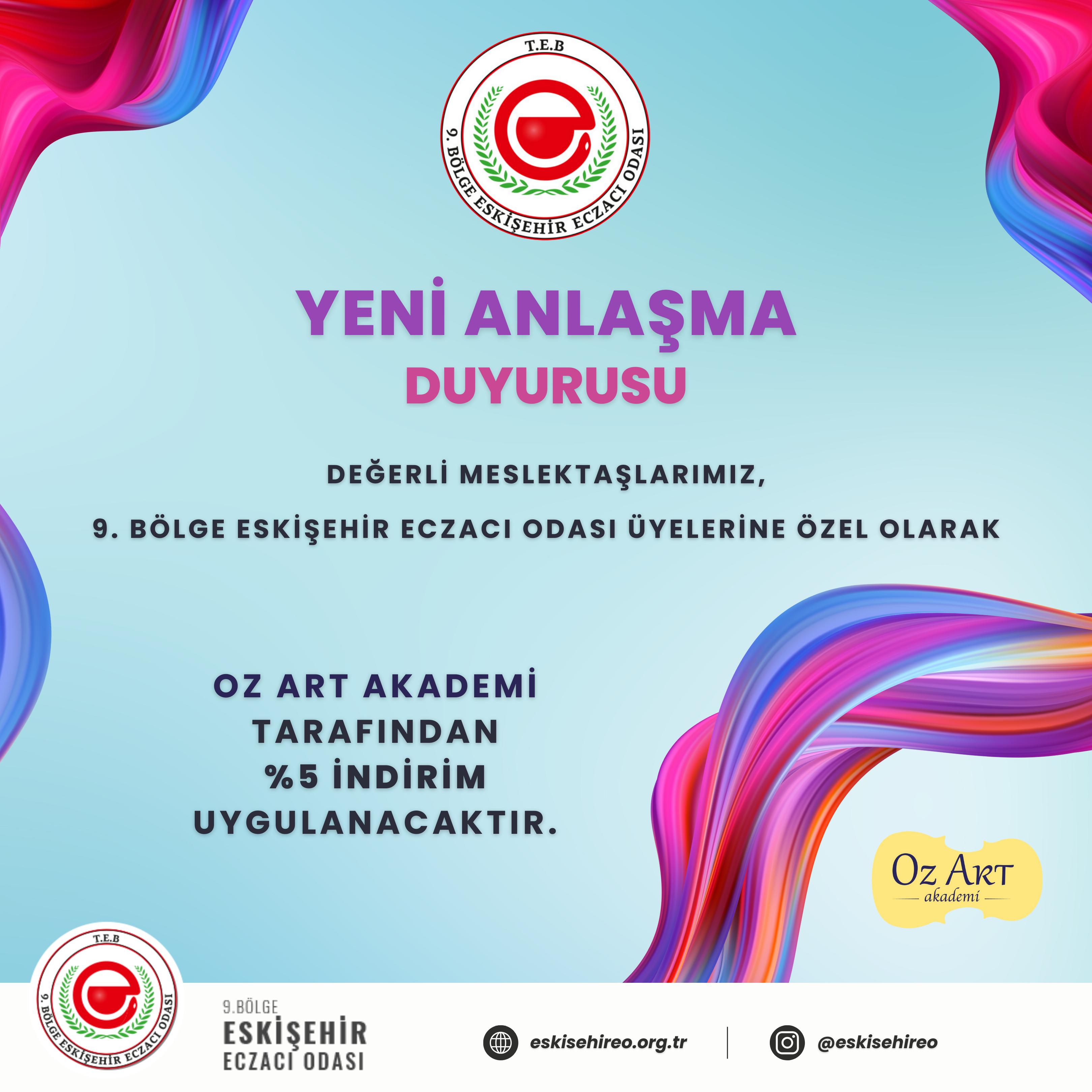 Oz Art Akademi ile Yapılan Anlaşma Hakkında