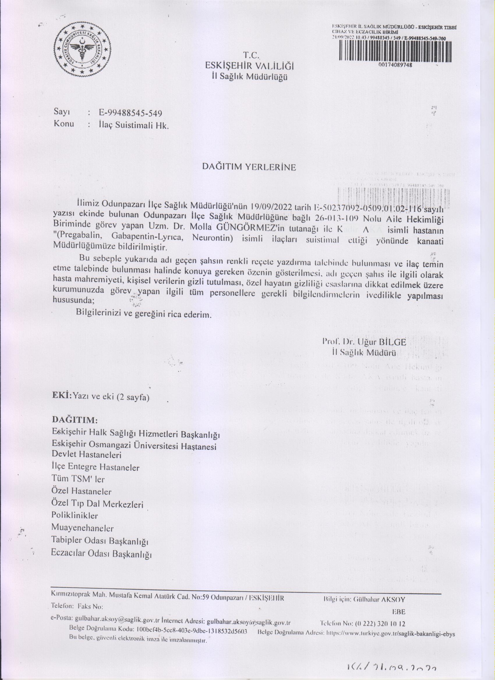 İlaç Suistimali (Pregabalin)